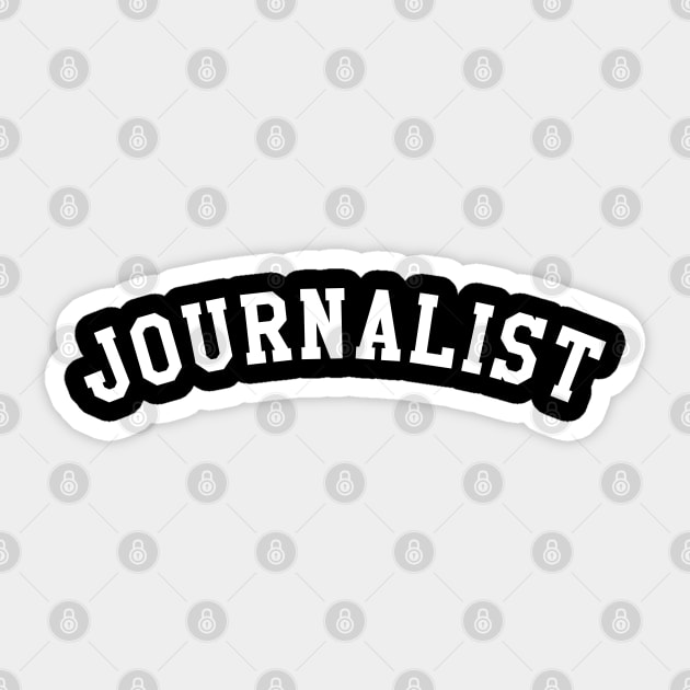 Journalist Sticker by KC Happy Shop